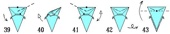 Diagrams for steps 39-43.