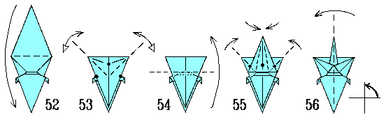 Diagrams for steps 52-56.