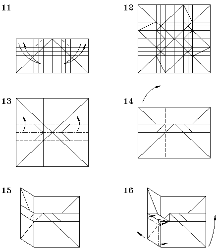 Diagrams for steps 11-16.