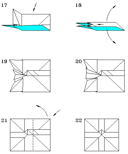 Diagrams for steps 17-22.