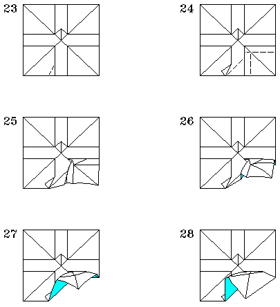 Diagrams for steps 23-28.